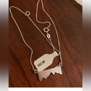 “Everlasting Hills” Sterling Silver 16” necklace NWT Native Made in the USA